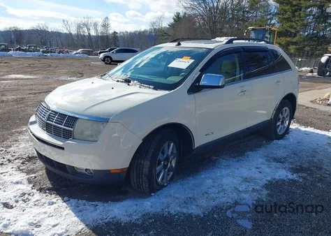 2007 Lincoln Mkx z USA, uszkodzony, nr VIN 2LMDU88C57BJ04656